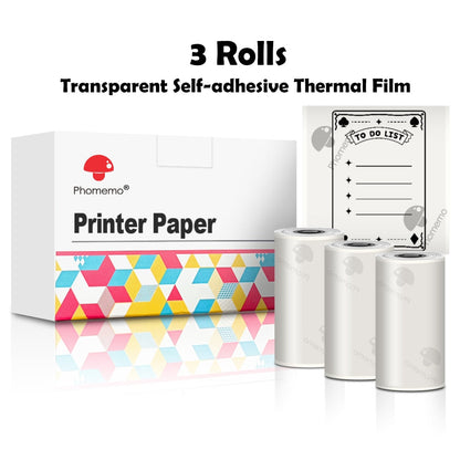 Portable Pocket Printer T02 | Self-Adhesive Paper